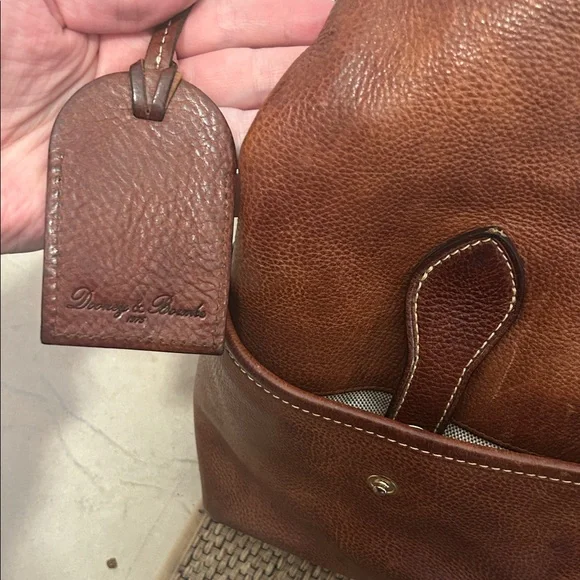Dooney and bourke Brown Leather Shoulder Bag - Picture 3 of 12